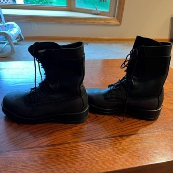 Women's Belleville F360ST Vibram Sole Leather 10" Steel Toe Combat Boots - Picture 5 of 8